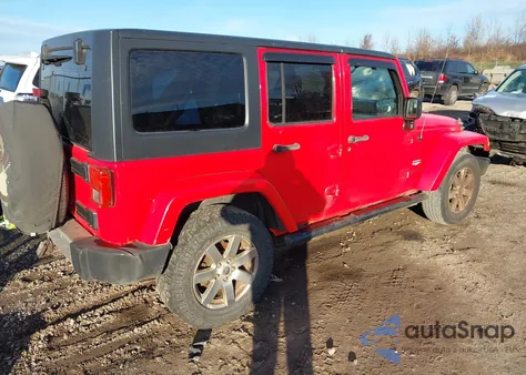 2013 Jeep Wrangler Unlimited Sahara из США, поврежденный, VIN 1C4BJWEG8DL665585